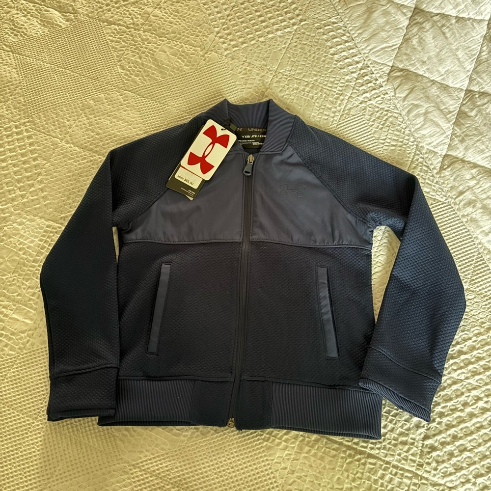 Under Armour Boys Navy Hybrid Jacket